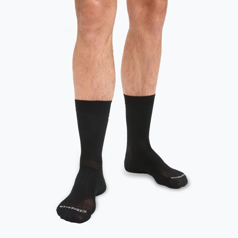 Skarpety męskie Icebreaker Hike Liner Crew black 3