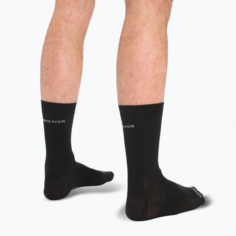 Skarpety męskie Icebreaker Hike Liner Crew black 4