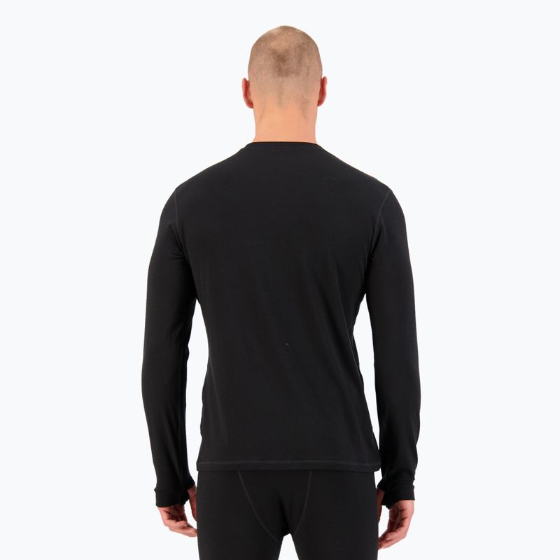 Longsleeve termoaktywny męski Mons Royale Cascade Merino Base Layer black 3