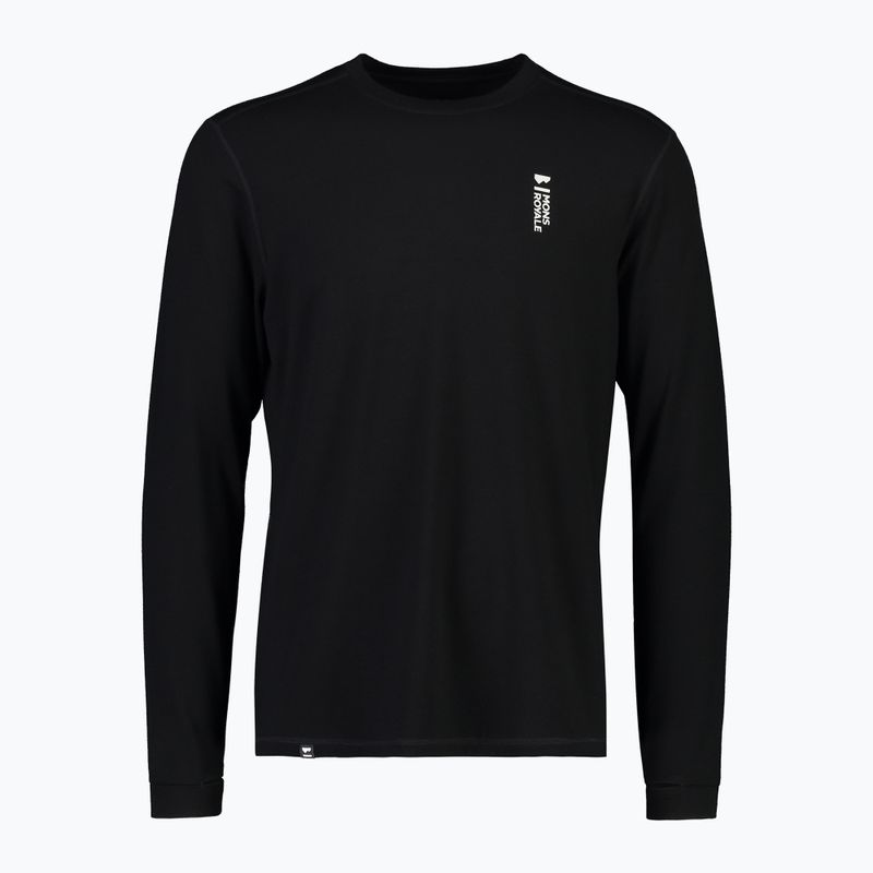 Longsleeve termoaktywny męski Mons Royale Cascade Merino Base Layer black 4