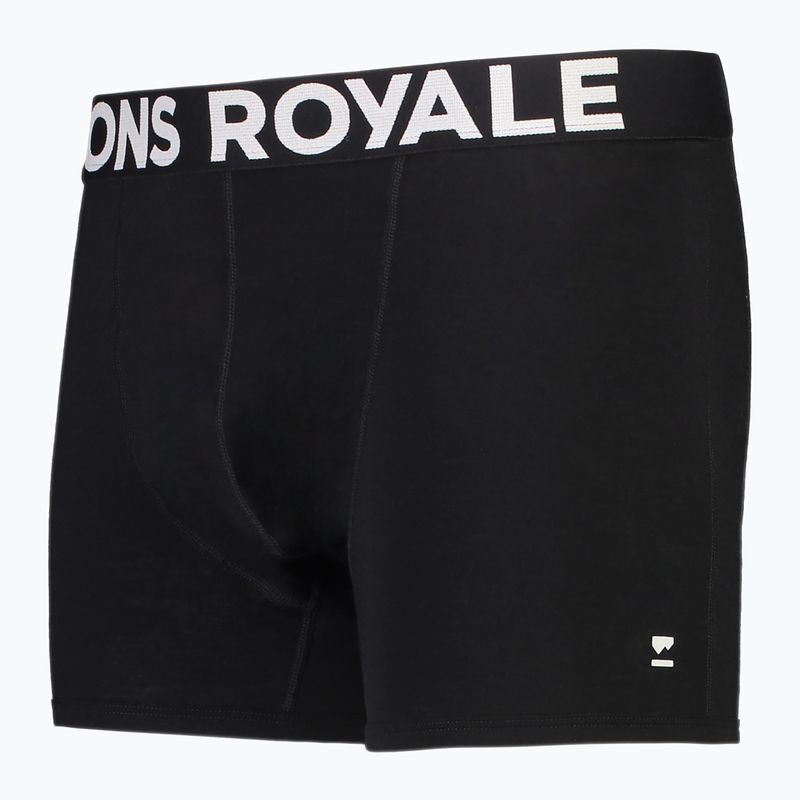 Bokserki termoaktywne męskie Mons Royale Hold 'em Shorty Merino black 2