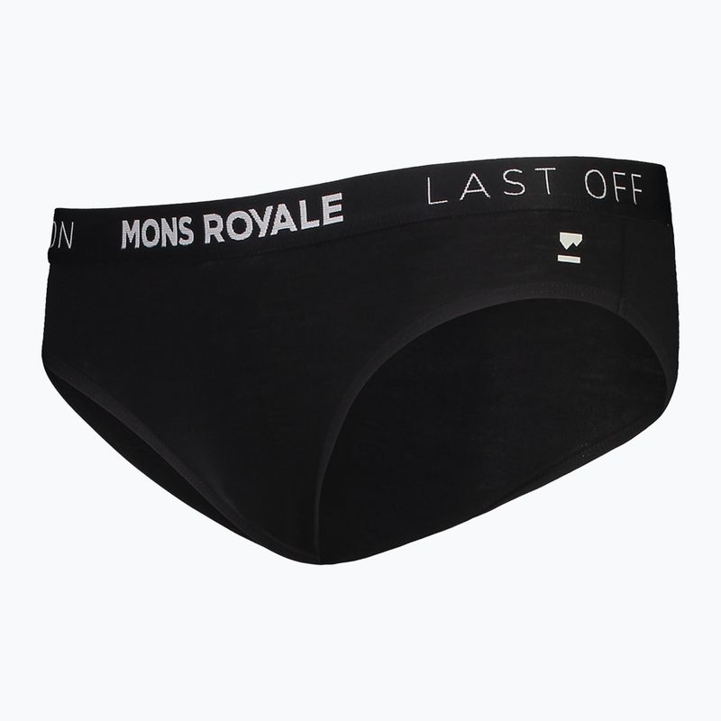 Majtki termoaktywne damskie Mons Royale FOLO Brief black