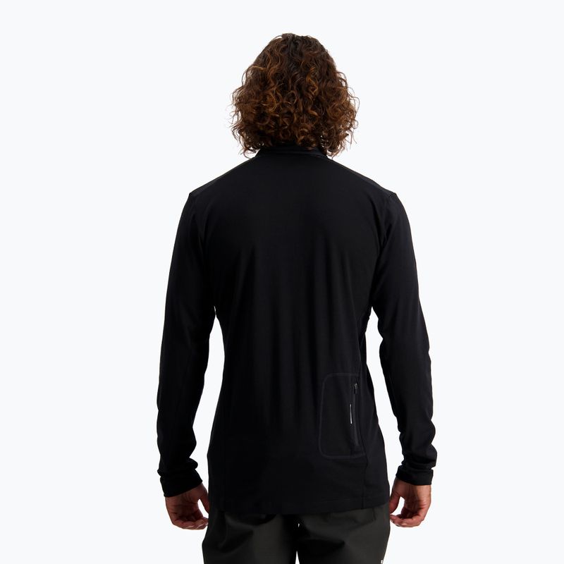 Bluza rowerowa męska Mons Royale Redwood Wind Jersey black 2