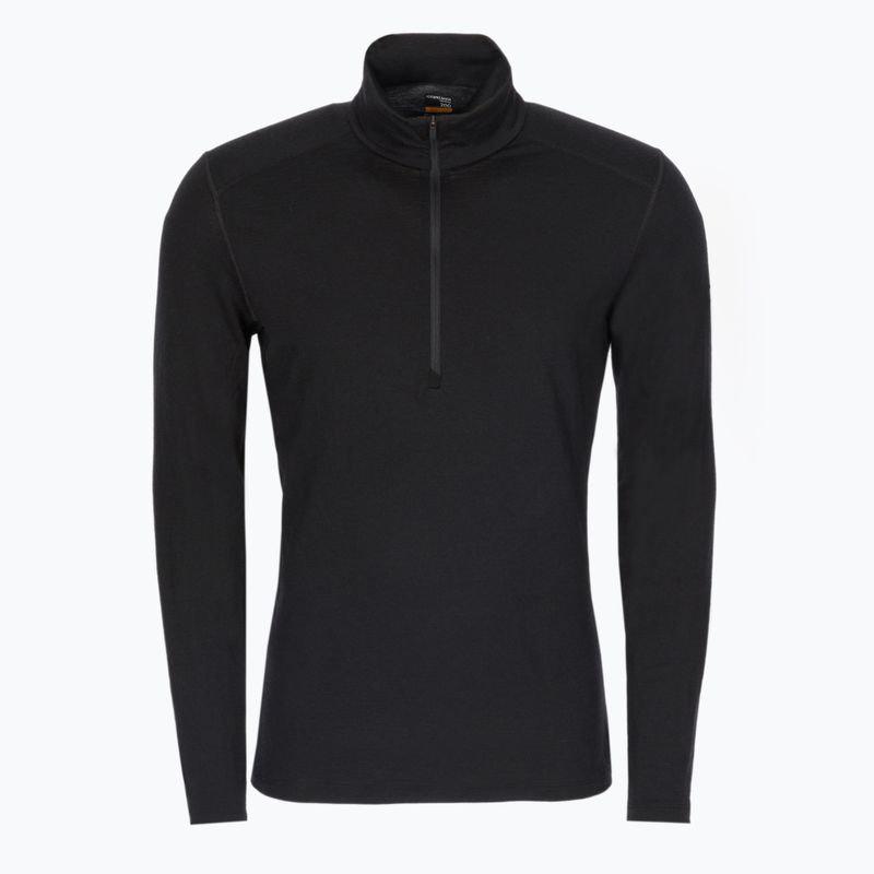 Longsleeve termoaktywny męski icebreaker 200 Oasis Half Zip black 7