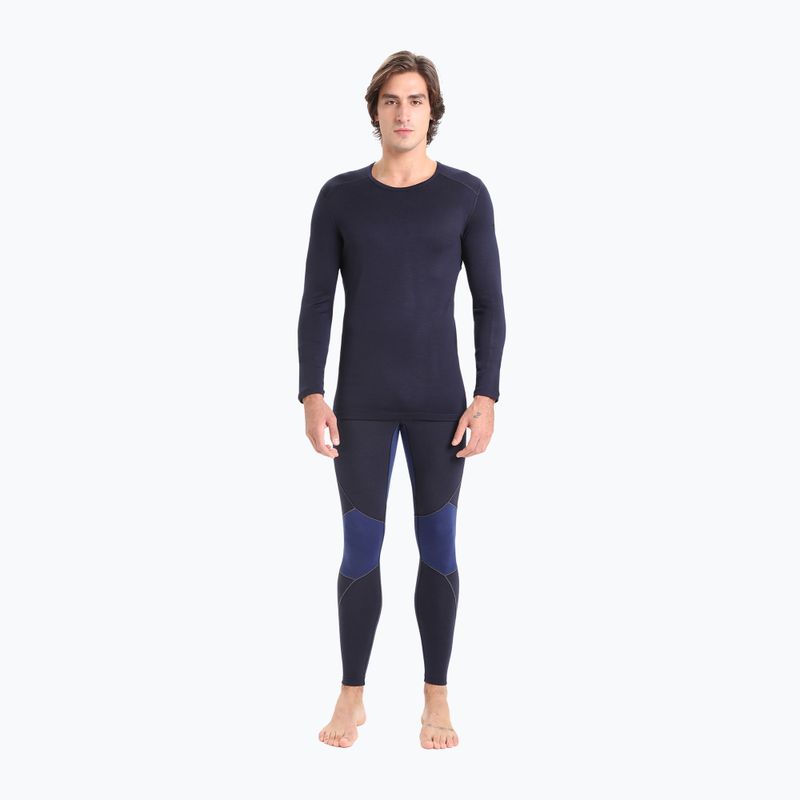 Bluza termoaktywna męska icebreaker 260 Tech Crewe midnight navy 2