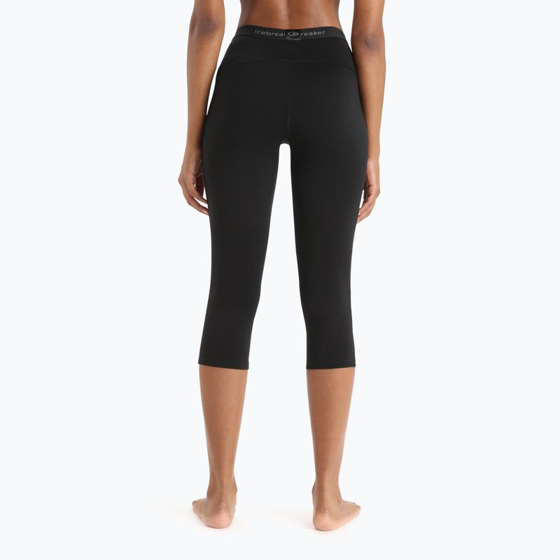 Spodnie termoaktywne damskie icebreaker 200 Oasis Legless black 3