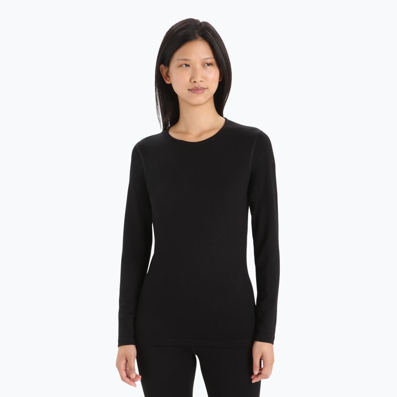 Longsleeve termoaktywny damski icebreaker 260 Tech Crewe black