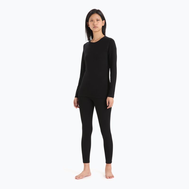 Longsleeve termoaktywny damski icebreaker 260 Tech Crewe black 2