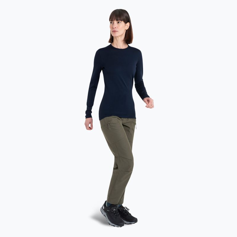 Bluza termoaktywna damska icebreaker 260 Tech Crewe midnight navy 5
