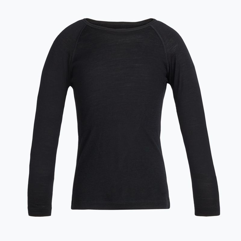 Bluza termoaktywna dziecięca icebreaker 200 Oasis Crewe black
