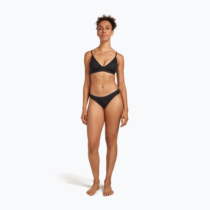 Biustonosz termoaktywny icebreaker Merino 150 Siren Bra Inserts black 3