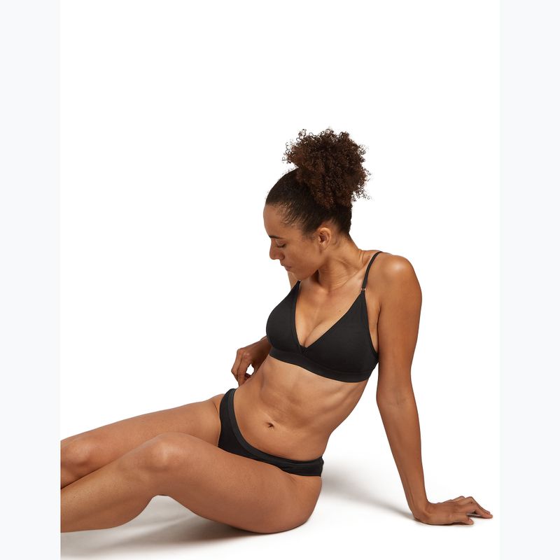Biustonosz termoaktywny icebreaker Merino 150 Siren Bra Inserts black 6