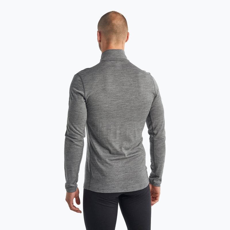 Longsleeve termoaktywny męski icebreaker 200 Oasis Half Zip gritstone heather 3