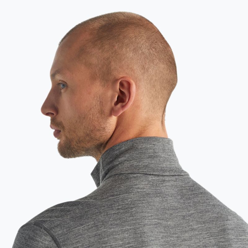 Longsleeve termoaktywny męski icebreaker 200 Oasis Half Zip gritstone heather 5