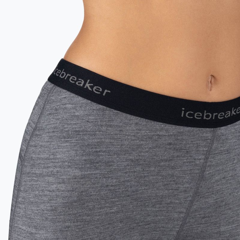 Spodnie termoaktywne damskie icebreaker 200 Oasis gritstone heather 4