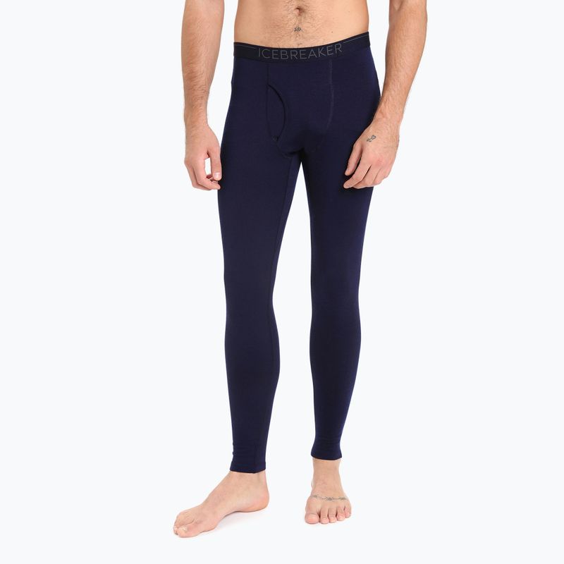 Spodnie termoaktywne męskie icebreaker 200 Oasis W/Fly midnight navy