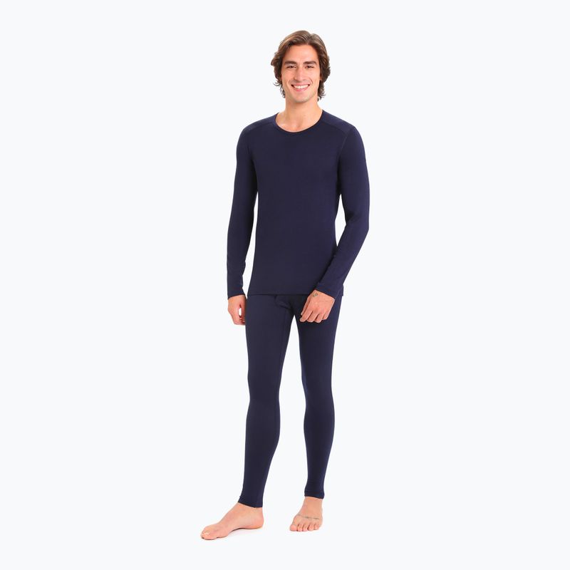 Spodnie termoaktywne męskie icebreaker 200 Oasis W/Fly midnight navy 2