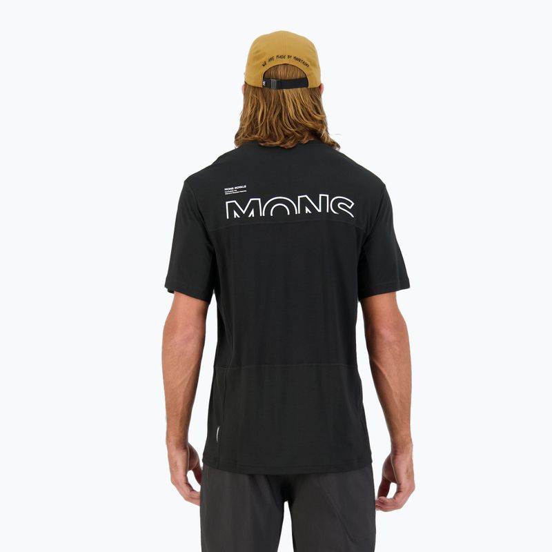 Koszulka rowerowa męska Mons Royale Tarn Merino black 3