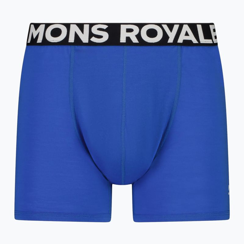 Bokserki termoaktywne męskie Mons Royale Hold 'em Shorty Merino cobalt