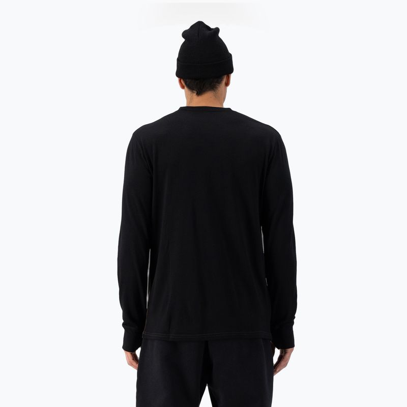 Longsleeve termoaktywny męski Mons Royale Yotei Merino black 3