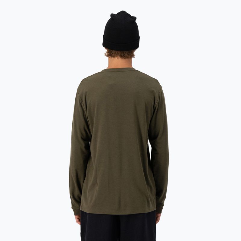 Longsleeve termoaktywny męski Mons Royale Icon dark olive 3