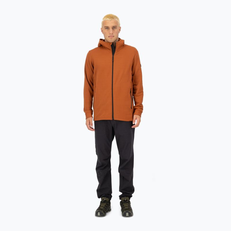 Bluza męska Mons Royale Arcadia Merino Fleece Hoody ginger 2