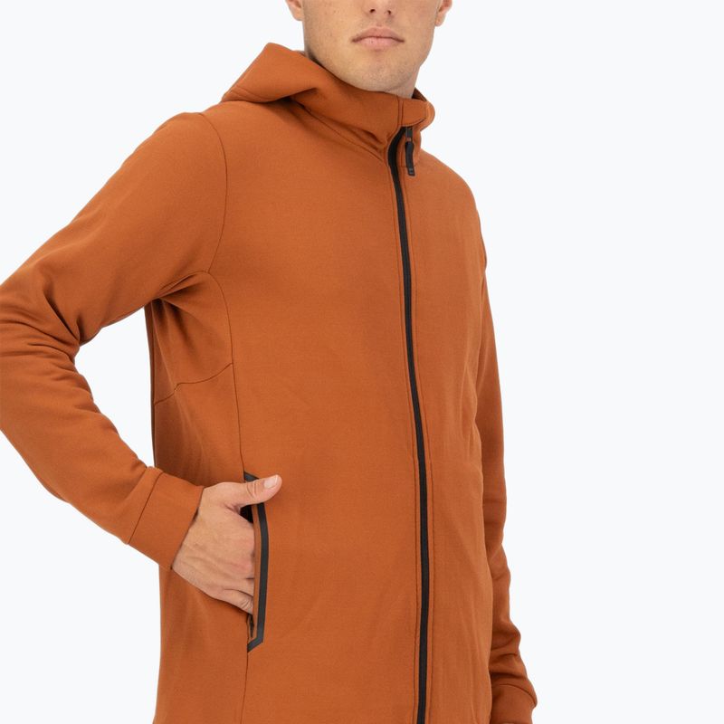 Bluza męska Mons Royale Arcadia Merino Fleece Hoody ginger 5