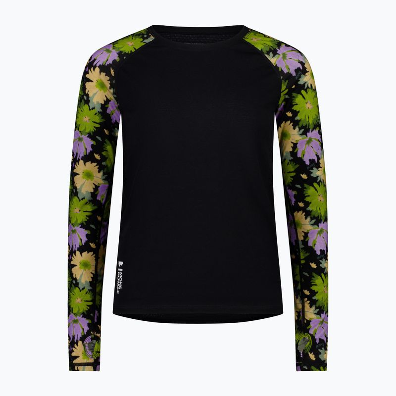 Longsleeve termoaktywny damski Mons Royale Bella Tech alpine bloom/ black 5