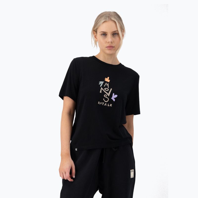 Koszulka damska Mons Royale Icon Relaxed Tee black
