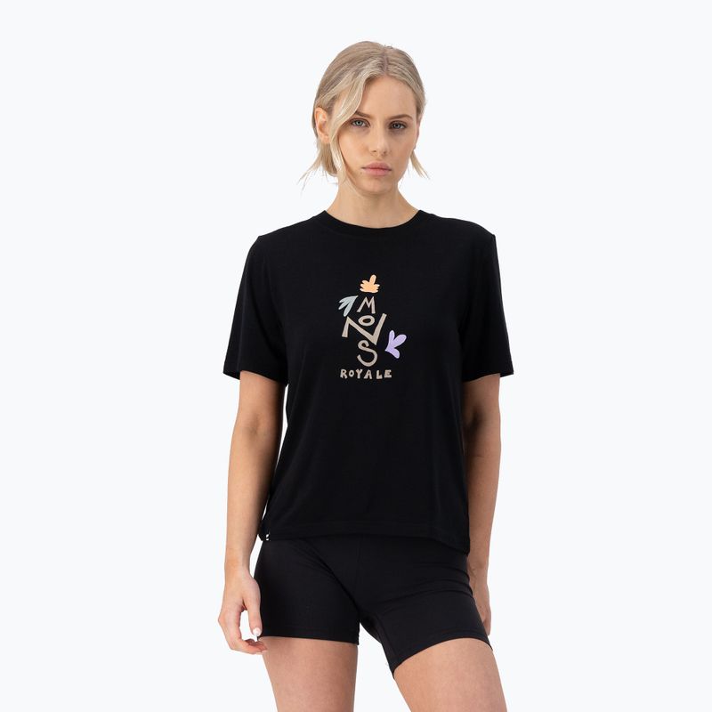 Koszulka damska Mons Royale Icon Relaxed Tee black 4