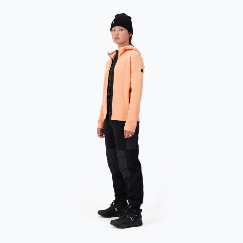 Bluza damska Mons Royale Arcadia Merino Fleece Hoody melon 2