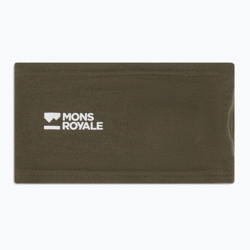 Opaska na głowę Mons Royale Haines Merino dark olive