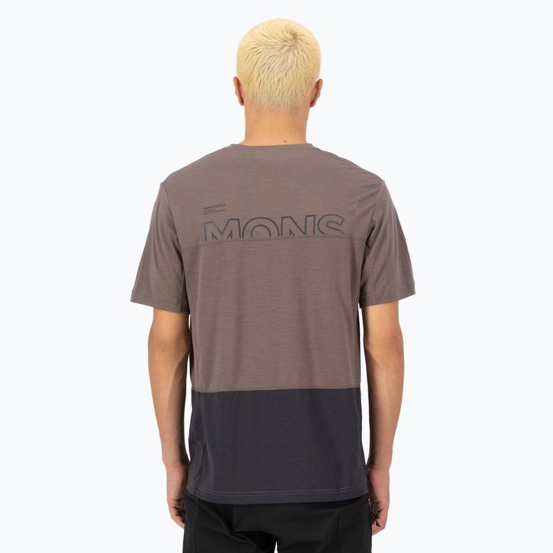 Koszulka rowerowa męska Mons Royale Tarn Merino iron/9 iron 2