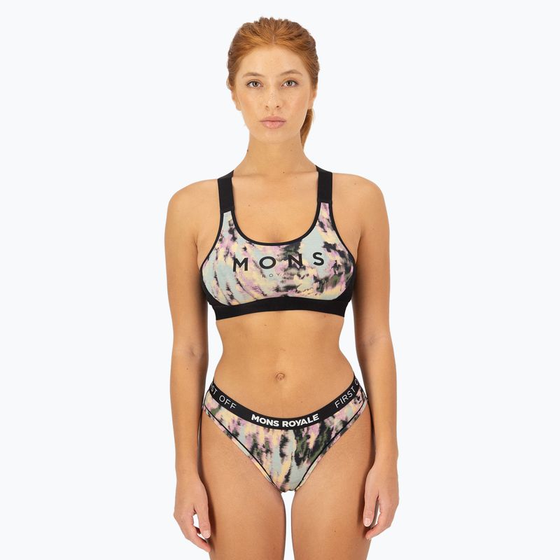 Biustonosz termoaktywny Mons Royale Stella Merino X-Back black 2