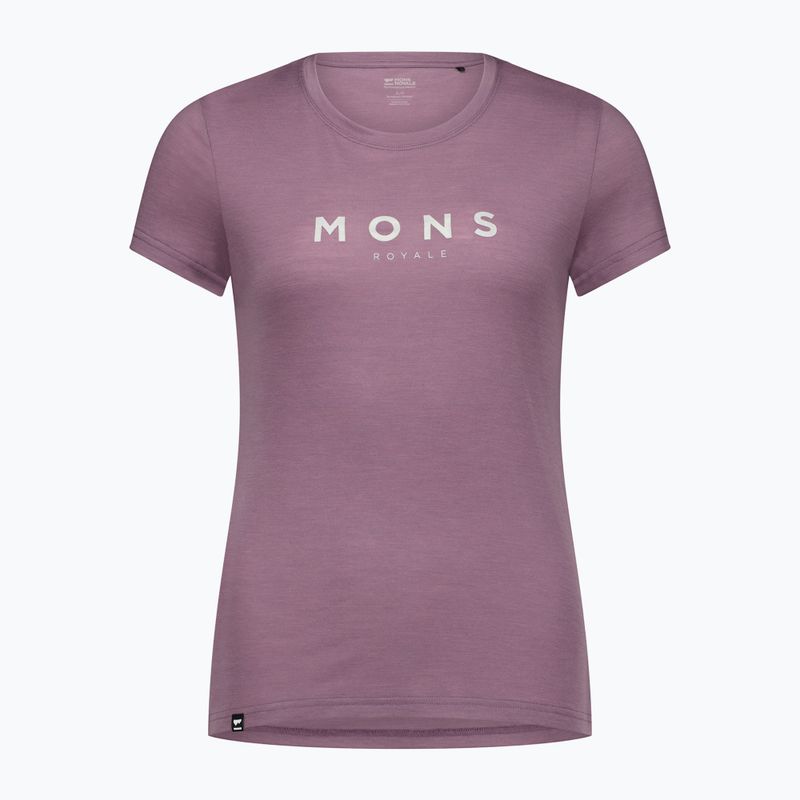 Koszulka termoaktywna damska Mons Royale Icon Classic mauve 3