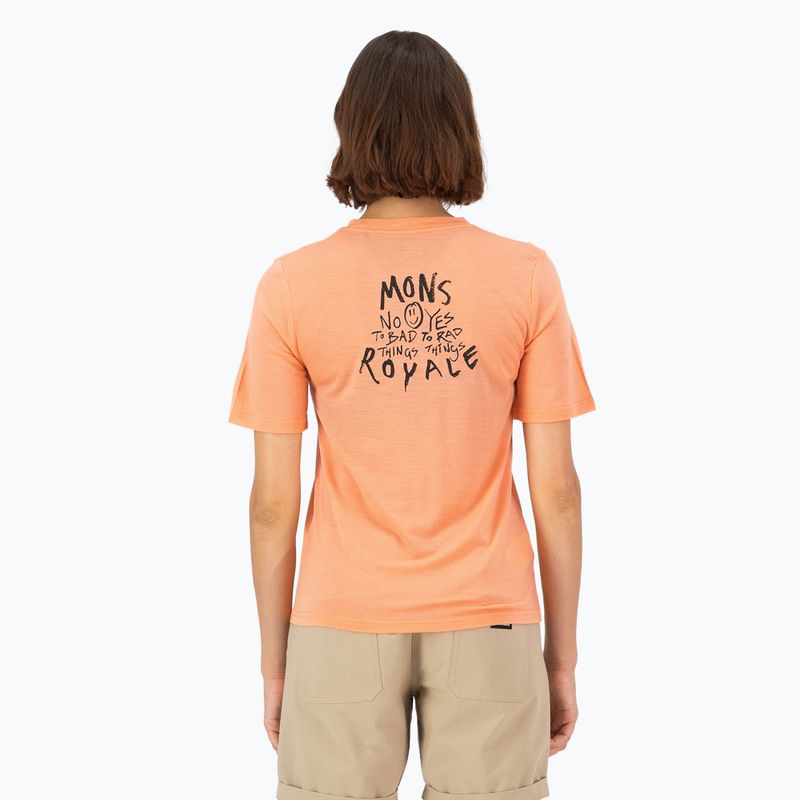Koszulka damska Mons Royale Icon Relaxed Tee punch 2