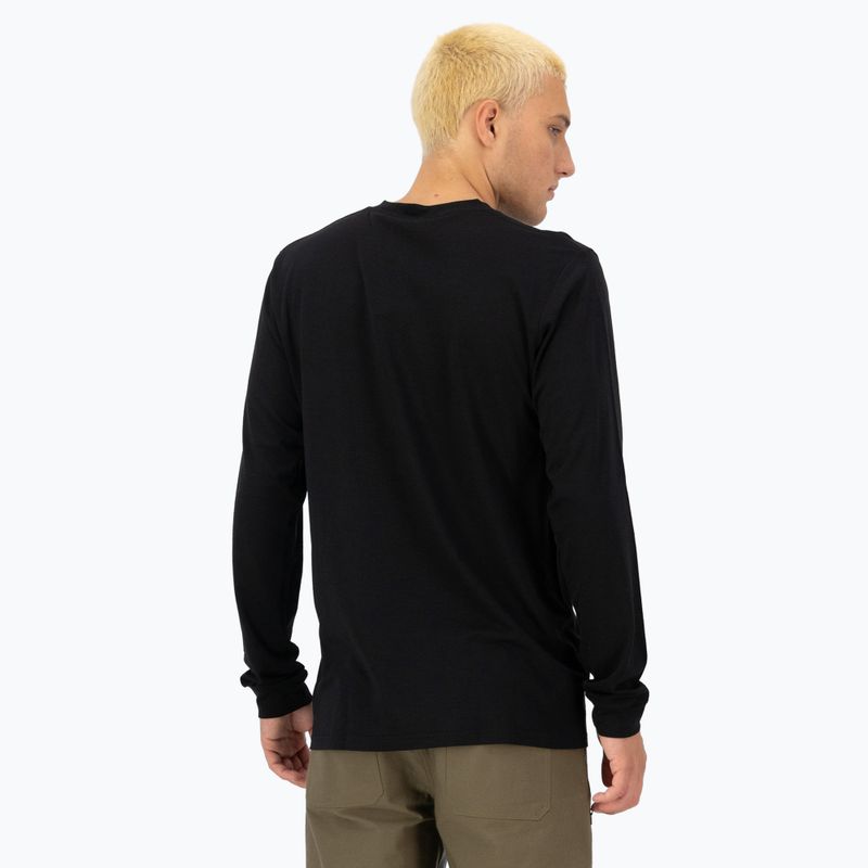 Longsleeve termoaktywny męski Mons Royale Icon black 2