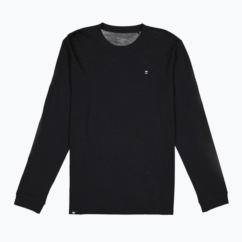 Longsleeve termoaktywny męski Mons Royale Icon black 3