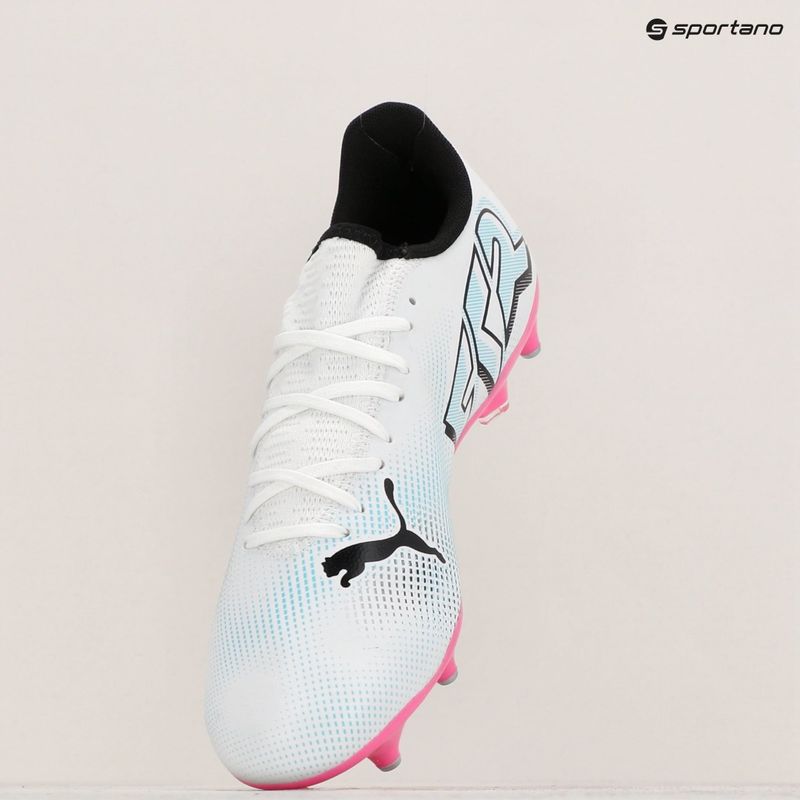 Buty piłkarskie PUMA Future 7 Play MxSG puma white/puma black/poison pink 16