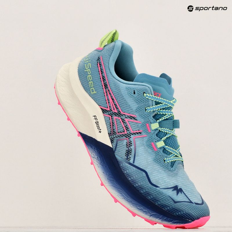 Buty do biegania damskie ASICS Fujispeed 2 gris blue/black 11