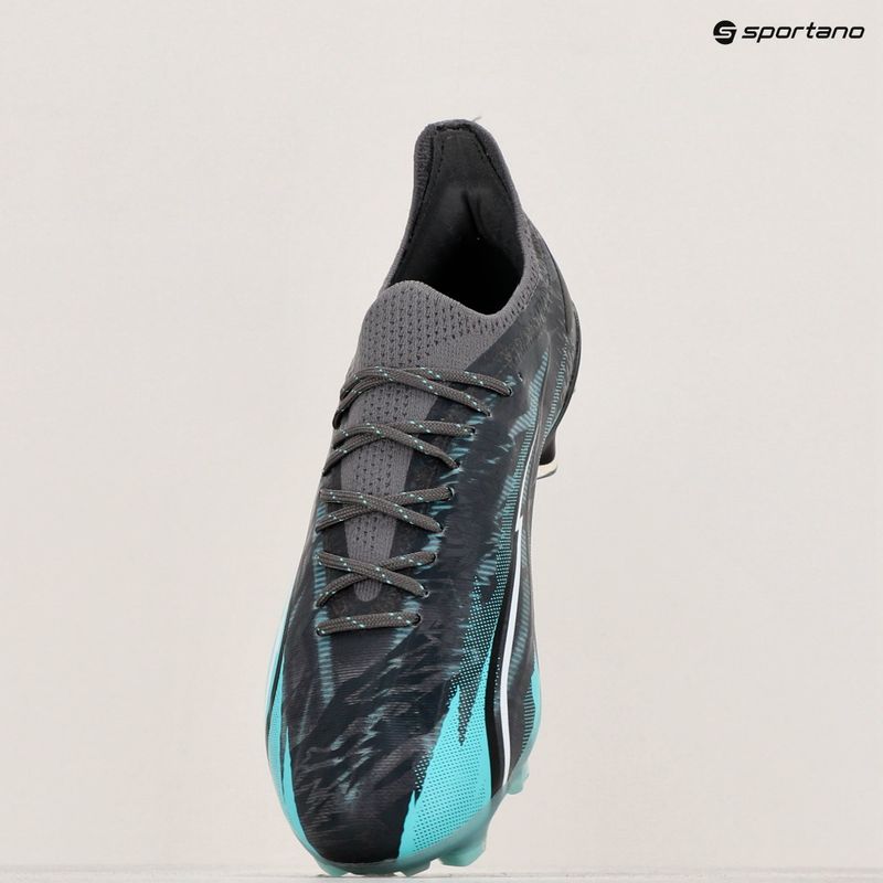 Buty piłkarskie PUMA Ultra Ultimate Rush FG/AG strong gray/puma white/elektro aqua 15