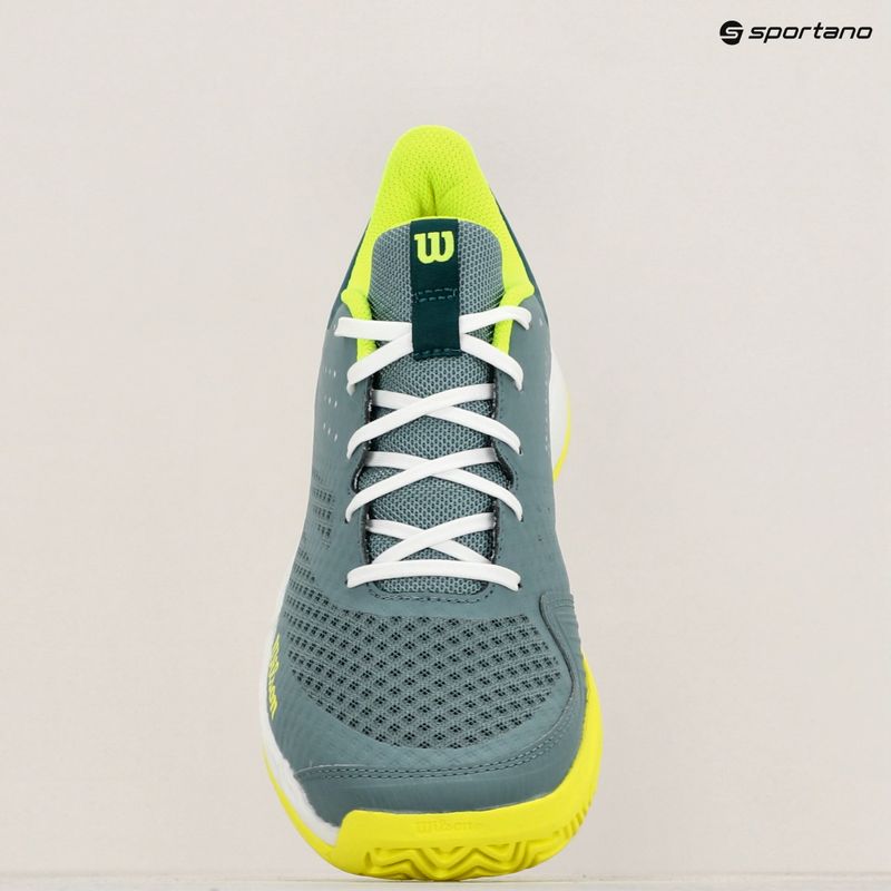 Buty do tenisa męskie Wilson Kaos Stroke 2.0 stormy sea/deep teal/safety yellow 13