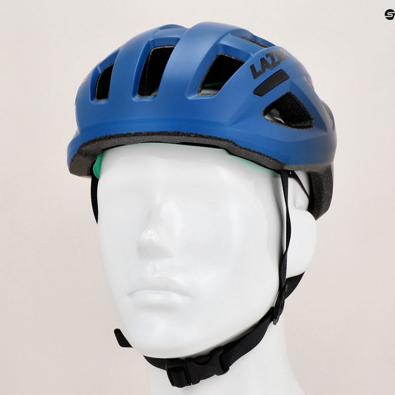 Kask rowerowy Lazer Tonic KinetiCore matte blue/black 9