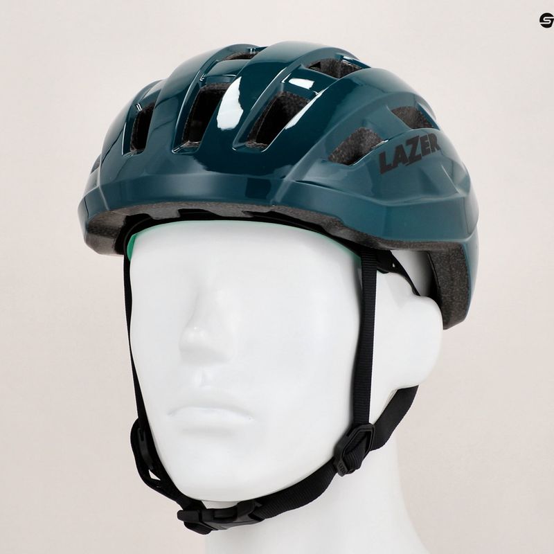 Kask rowerowy Lazer Tempo KinetiCore dark green 8