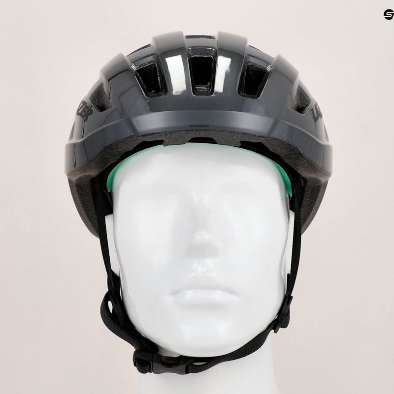 Kask rowerowy Lazer Tempo KinetiCore titanium 8