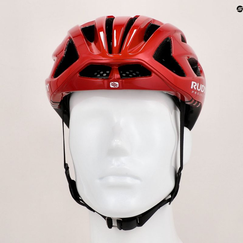 Kask rowerowy Rudy Project Egos red comet/black shiny 7