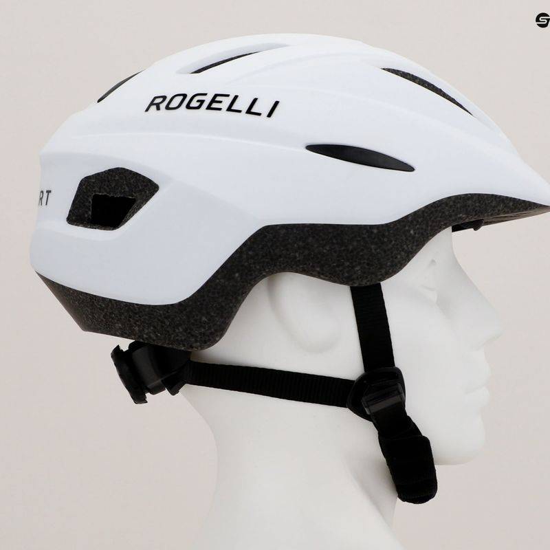 Kask rowerowy dziecięcy Rogelli Start Jr white/black 9