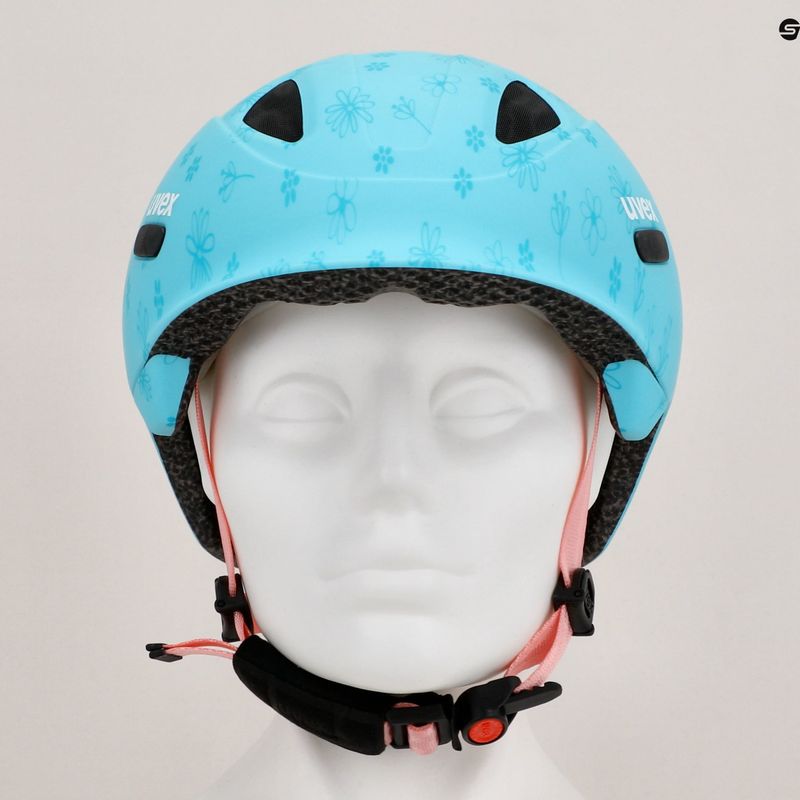 Kask rowerowy dziecięcy UVEX Oyo Style flowers cyan matt 13