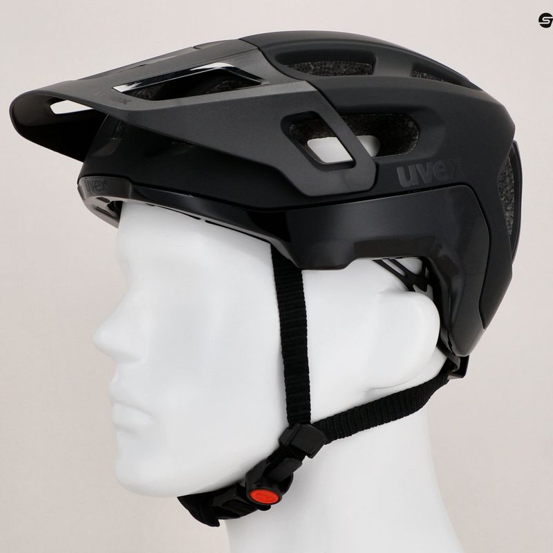 Kask rowerowy UVEX React 2024 black matte 12