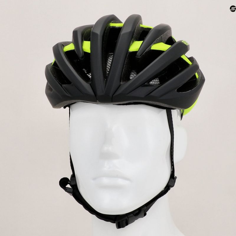 Kask rowerowy Rogelli Tecta black/fluor 19